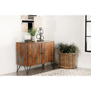 Komomo - 1 Adjustable Shelf Accent Cabinet - Gray by HouseOfZazla