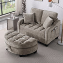 Two-Seater Sofa with Chaise Longue