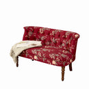 European Style Wine Red Sofa Chair