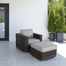 Outdoor Patio Chair Set For Patio With Foam Cushions by HouseOfZazla