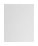 Moderne Flush Mount Conversion Kit 14"w White Hardback Drum Lampshade by LampsUSA