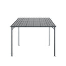 Outdoor Pergola, 10' x 10' Hardtop Gazebo for Yard by HouseOfZazla