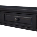 TREXM 63" Long Console Table with Drawers and Shelf