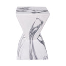 18.5"H Modern Outdoor Concrete Side Table