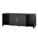 Systembuild Evolution Camberly - Shoe Storage Bench - Black Brown by Unique Piece Furniture