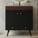 Contemporary Free-standing Bathroom Vanity with Faux Marble Top & Ceramic Sink by HouseOfZazla