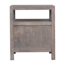 2 Drawer Open Bedside Table - Gray Ash by HouseOfZazla