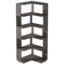 6 Tier Corner Bookshelf, L-Shaped Freestanding Shelf With Anti Drop Panels by HouseOfZazla