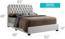 Tufted Upholstered Bed by HouseOfZazla