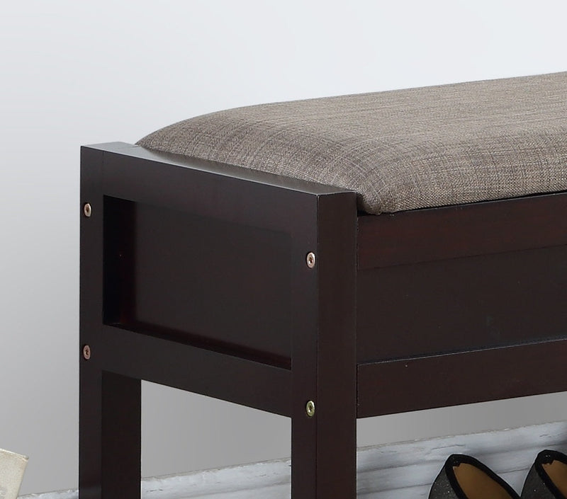 Walker Edison | Entryway Seating Bench with Shoe Storage