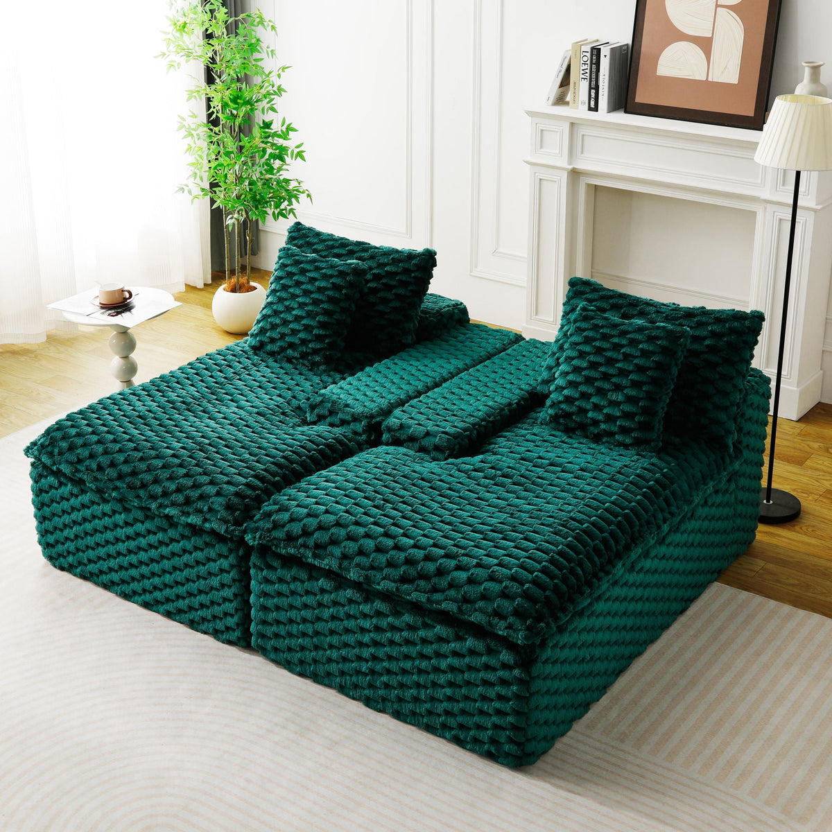 Double Chaise Lounge With Full Compressed Sponge, photo 29 of 40