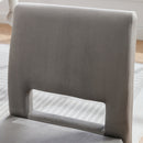 Accent Chairs Set of 2, Velvet Chairs with Solid Woood, Upholstered Dining Chairs for Living Room, Kitchen, Bedroom, Beauty Room,Dining room- Grey