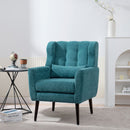 Modern Accent Chair Upholstered Foam Filled Living Room Chairs Comfy Reading Chair Mid-Century Modern Chair With Fabric Lounge Arm Chairs Armchair For Living Room Bedroom by Unique Piece Furniture