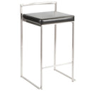 Fuji - Contemporary, Stackable Elegant Counter Stool (Set of 2) by HouseOfZazla