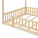 Bed House Bed Frame With Fence by HouseOfZazla