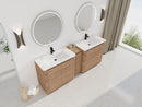 84'' Freestanding Bathroom Vanity with Ceramic Sink