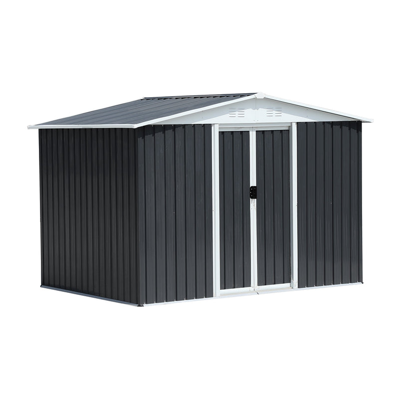 8x6 Feet Apex Roof Dark Storage Shed, photo 6 of 6