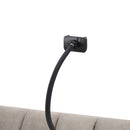 55.9" Convertible Sofa Bed Loveseat Sofa with Three USB Ports, Two Side Pockets, Two Cup Holders and 360Swivel Phone Holder for Living Room, Light Grey