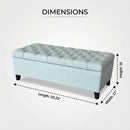 Storage Ottoman Bench With Safety Hinges by HouseOfZazla