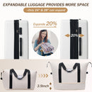 5 Piece Hardside Luggage Set with USB Port