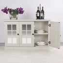 Storage Cabinet With 3 Mirrored Acrylic Doors, Adjustable Shelves by HouseOfZazla