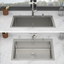 Drop-In Kitchen Sink With Pull-Out Faucet And Soap Dispenser by HouseOfZazla
