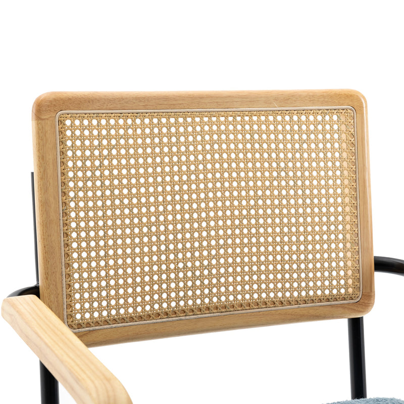 Accent Chair - Modern Industrial Slant Armchair with Metal Frame - Premium High Density Soft Single chair for Living Room Bedroom