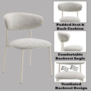Kalam - Fabric Side Chair (Set of 2) - Light Gray by HouseOfZazla