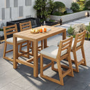 Patio Bar Set With Ergonomic Chairs by HouseOfZazla