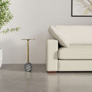 Melene - Side Table - Gray / Gold by HouseOfZazla