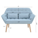 50" width Loveseat sofa - Ergonomic with pillow