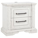 McKinney 4-piece Eastern King Bedroom Set Vintage White