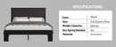 Full Size Wood Platform Bed Frame by HouseOfZazla