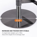 Titanium Stainless Steel Bar Stool, Grade Modern Bar Chair With Backrest, Swivel Adjustable Height For Kitchen Counter And Dining Room by HouseOfZazla
