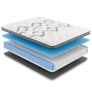 Diamond Soto Cooling Copper Hybrid King Mattress with Euro-Top 12.5 Inch by HouseOfZazla