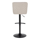 Henry - Contemporary Adjustable Barstool & Swivel With Rounded T Footrest (Set of 2)