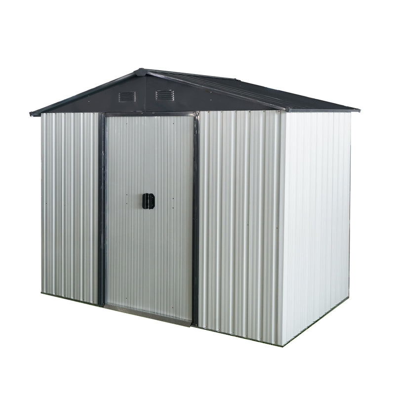 8ft x 4ft Outdoor Metal Storage Shed, photo 4 of 10
