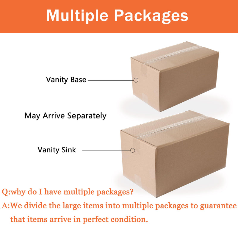 30 Inch Bathroom Vanity Plywood With 2 Drawers