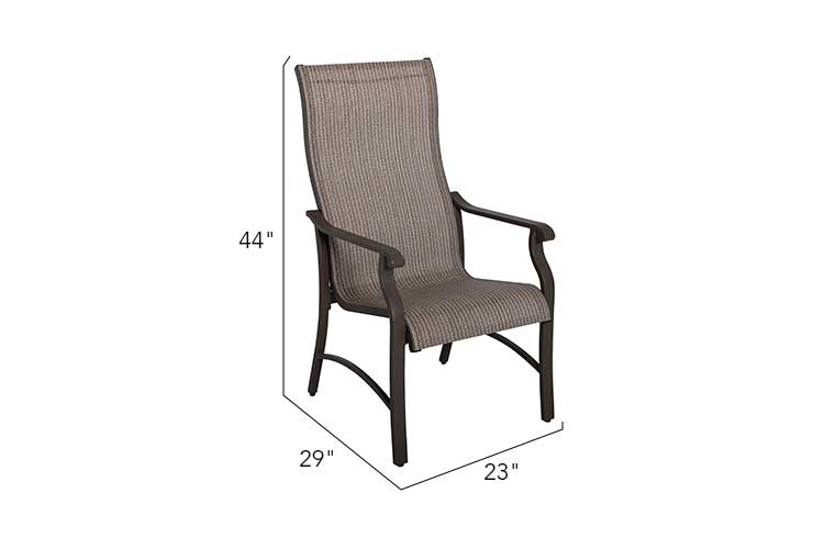 6 Trevi Textilene Dining Chair, photo 2 of 5