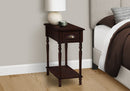 Accent Side Table, 2 Tier, Storage Drawer, Stylish Traditional Design by HouseOfZazla