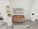 48" Freestanding Bathroom Vanity With Soft-Close Cabinet Door and 4 Drawers by HouseOfZazla