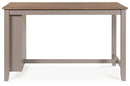 Harperfeld - Rectangular Dining Room Counter Table - Natural / Gray