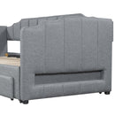 Extendable Daybed With LED Light And 2 Storage Drawers by HouseOfZazla