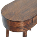 Rounded Wood Table by HouseOfZazla