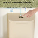 1.1/1.6 GPF Tornado Flush One-Piece Toilet with Comfort Chair Seat ADA Height 17" by HouseOfZazla