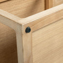 Ellis - Open Frame Coffee Table With Lower Shelf - Natural by HouseOfZazla