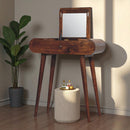 Mini Round Fold Vanity - Chestnut by Unique Piece Furniture