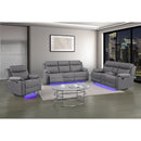 Blanche - Reclining Sofa With LED Lights by Unique Piece Furniture