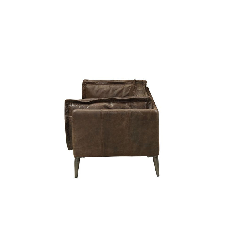 Porchester - Sofa - Distress Chocolate Top Grain Leather, photo 5 of 7