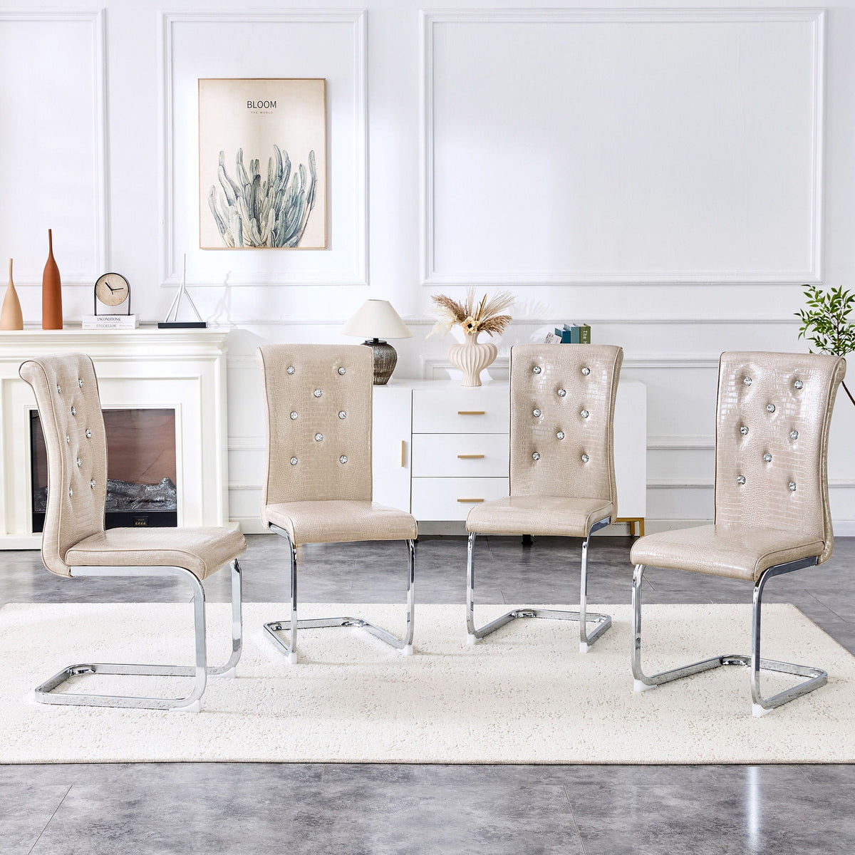 Elegant Design Upholstered Dining Chairs, photo 18 of 24